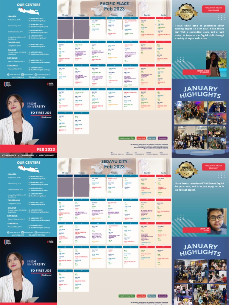 FEB 2023 Offline Calendar PDF