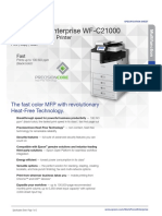 WorkForce Enterprise WF-C21000 Printer Specification Sheet CPD-58501