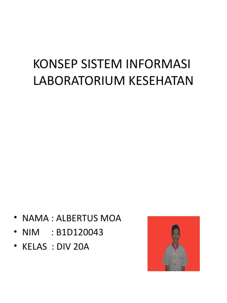KONSEP SISTEM INFORMASI LABORATORIUM KESEHATAN PPT 1 | PDF