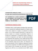 Orientaciones Politicas Del Comandante Hugo Chávez, en Rueda de Prensa Desde El Palacio de Miraflores.