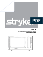 Grabadora Stryker SDC3 Manual de Usuario