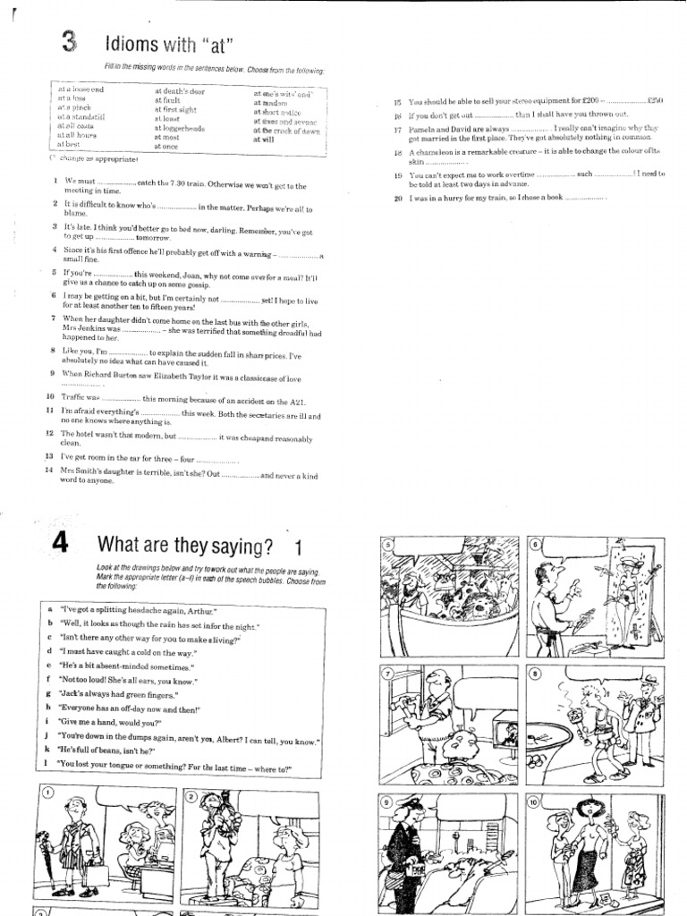 English Idioms 10 | PDF