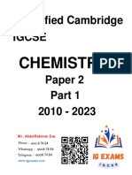 Classified CIE Chemistry Paper 2 (2023) Part 1 (WWW - Igexams.com) - Compressed
