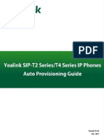 Yealink SIP-T2 Series T4 Series IP Phones Auto Provisioning Guide V73!40!1