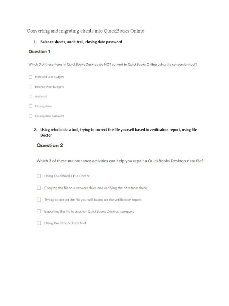 QuickBooks Online Client Migration Guide | PDF | Finance & Money Management