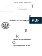 Manual de Elaboración de La Documentación Militar (Medomi)