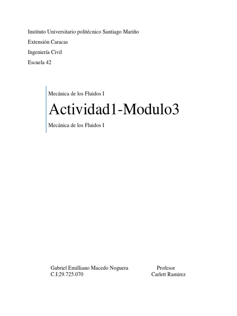 Actividad 1-Modulo 3 | PDF