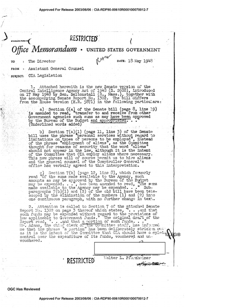 CIA File PDF