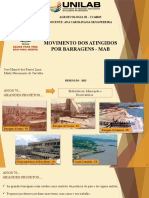 Movimento Dos Atingidos Por Barragens - Mab: Agroecologia Iii - Cca0045 Docente: Ana Carolina Da Silva Pereira