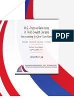 U.S.-Russia Relations in Post-Soviet Eurasia