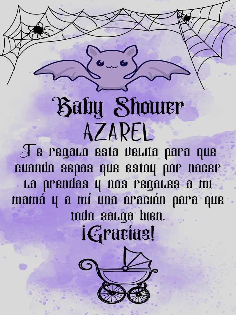 Velita Invitación para Baby Shower | PDF | Cocina, comidas y vino, image size:768x1024