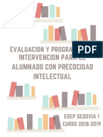 Evaluacion de Precocidad Intelectual