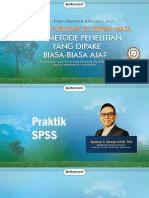 Basic Materi - Agustinus C. Februadi, M.Phil., PH.D - Praktik Program SPSS