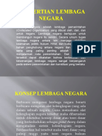 Materi Konsep Lembaga Negara