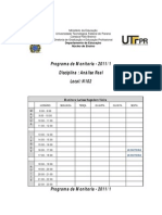 Horarios Bolsa Monitoria 2011-1 - Atualizados 2