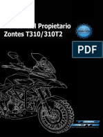 Zontes T310T2 Manual de Propietario Revisiones 5.000 KM v1.2
