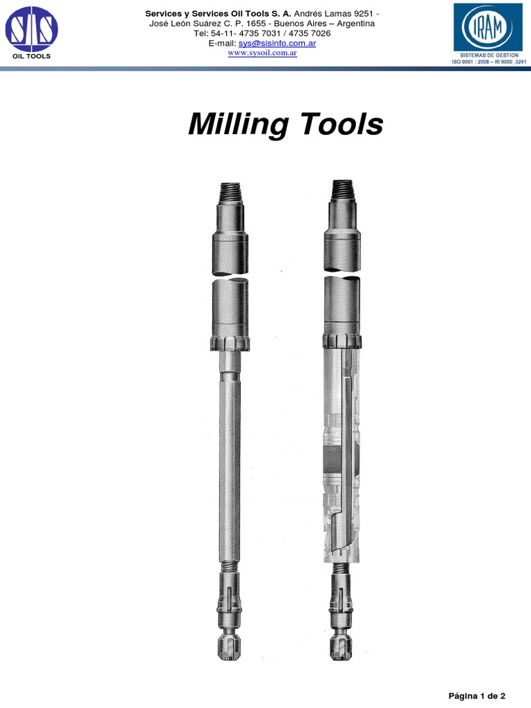 Milling Tools y Junk Basket PDF