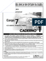 3305 Cespe 2006 Codeba Guarda Portuario Prova