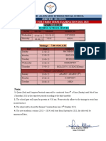 Date Sheet BS