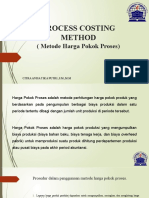 Process Costing Method: (Metode Harga Pokok Proses)