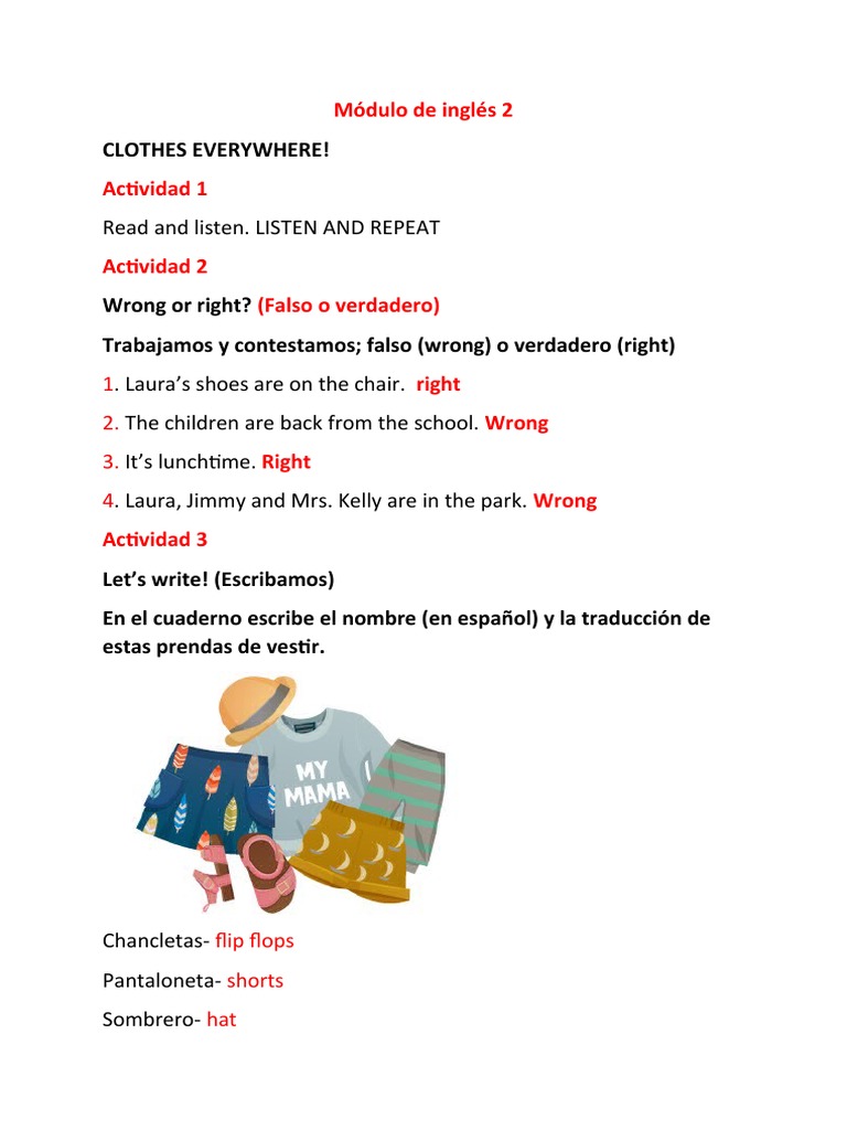 Modulo De Ingles 2 Pdf