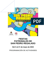 Feria San Pedro Regalado 2023 Dossier