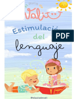 Cuaderno de Estimulación Del Lenguaje (Nueva Edición) - El Aula de Vali