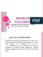 Homicidios Asalariados