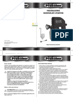 Praktiker Festékszóró Instruction Manual HUN