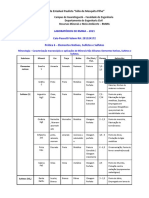 RMMA Relatório 6, 7 e 8 - Não Silicatos