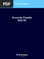 AcumaticaERP AccountsPayable