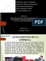 Entrega Fase 1 Del Proyecto de Implementacion Del Modelo Cmmi, en La Red de Area Local Lan, de Sistequipos S.A.