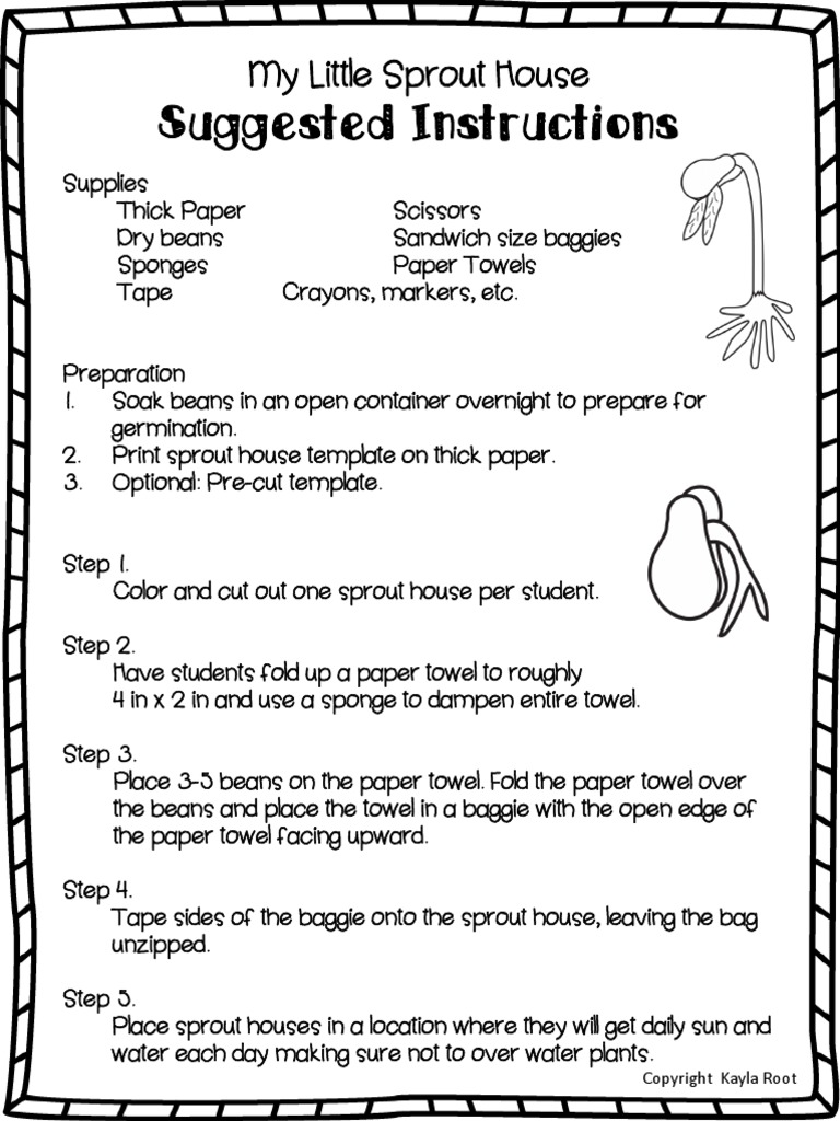 My Little Sprout House Instructions | PDF | Home & Garden