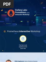 Intro To Prometheus Workshop - Grafana