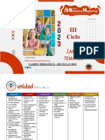 III - Ciclo - Campo Tematico - 2