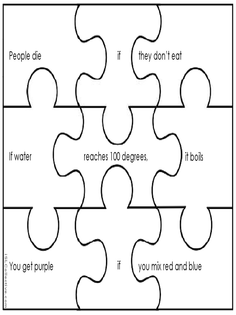 Zero conditional puzzles pdf