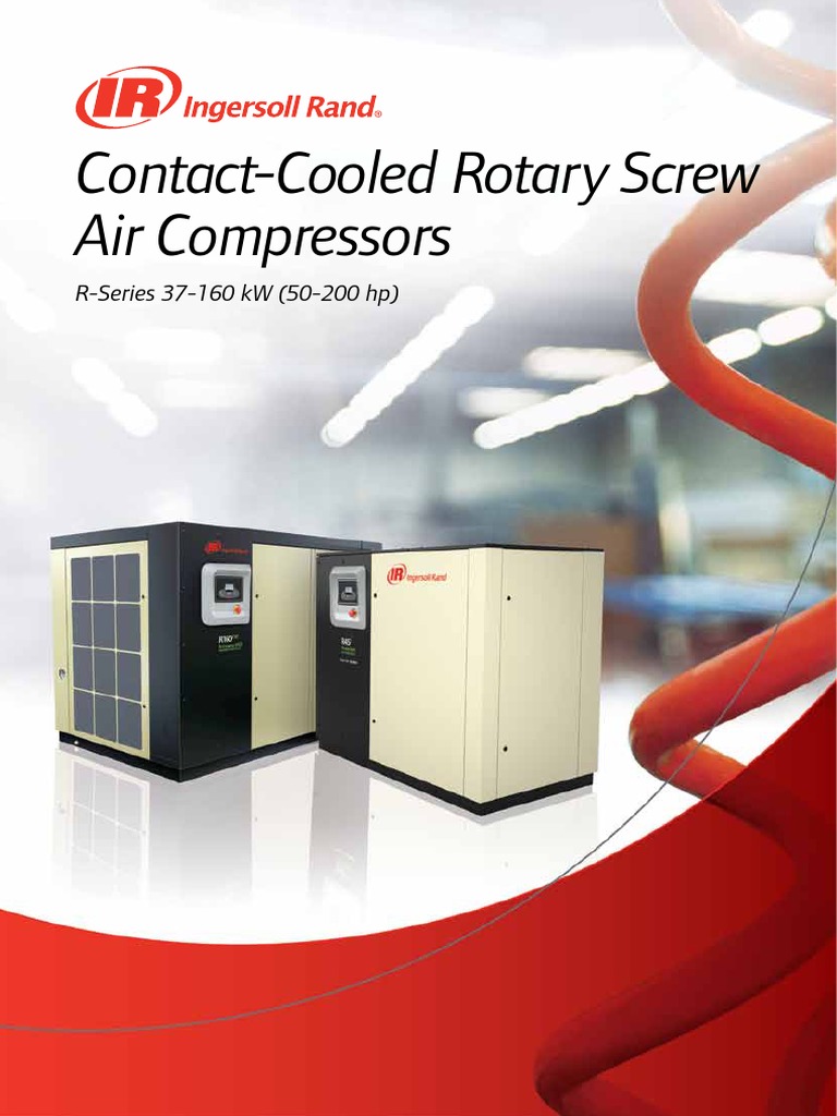 R Series 37 160 KW Contact Cooled Rotary Screw Compressors Eng | PDF ...