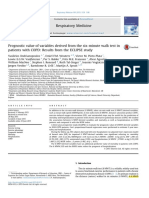 Prognostic Value of Variables Derived From 6MWT in Patients With COPD