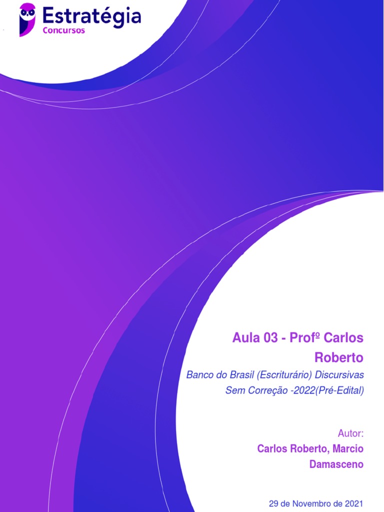 Aula 03 | PDF