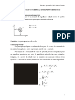 Características Geométricas de Superfícies Planas