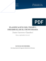 Planificacion Del Tiempo. Desarrollar El Cronograma