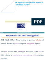 3 Labor Management Relations and The Legal Aspects in Ethiopian
