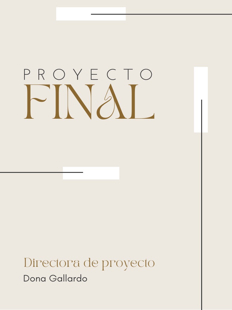 Proyecto Final Pdf