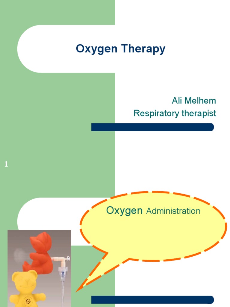 Oxygen Therapy PDF Medicine Physiology
