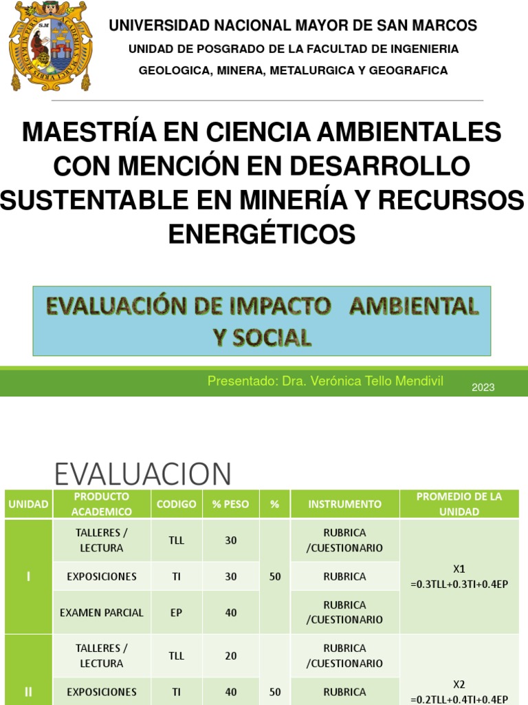 Ejemplos de Salud Ambiental en Proyectos | PDF | Evaluación de impacto ...