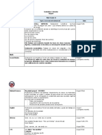 3ºA August Evaluation Calendar