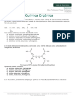 Listadeexercicios Quimica Introducao Quimica Organica 17 08 2015
