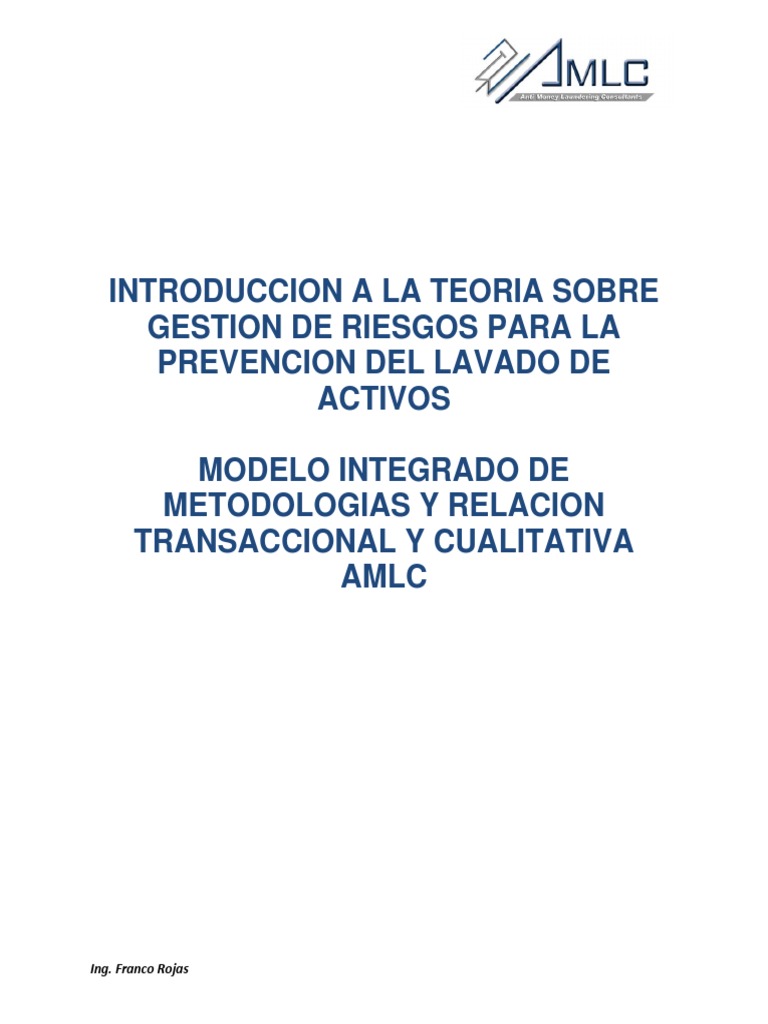 Introduccion A La Gestion de Riesgos | PDF | Riesgo | Bancos