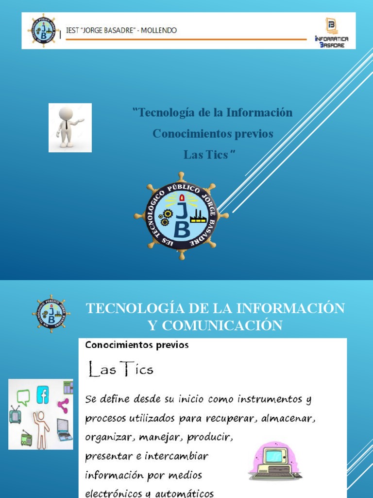 Semana 1 TIC | PDF | Tecnología de información y comunicaciones ...