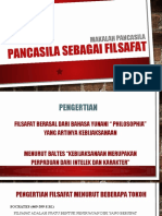 Pancasila Sebagai Filsafat